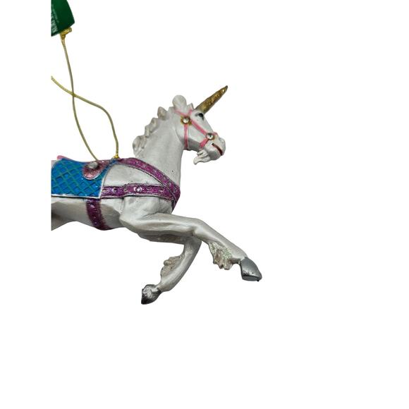 Kurt S Adler Unicorn Christmas Tree Ornament Ornate NEW - Picture 2 of 4